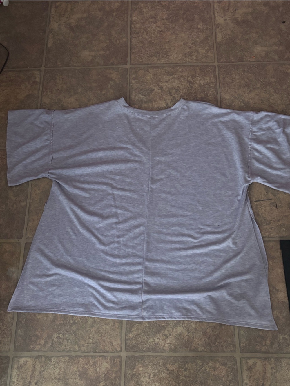 Classic V-Neck Tee in Heather Gray - Picture 2 of 5